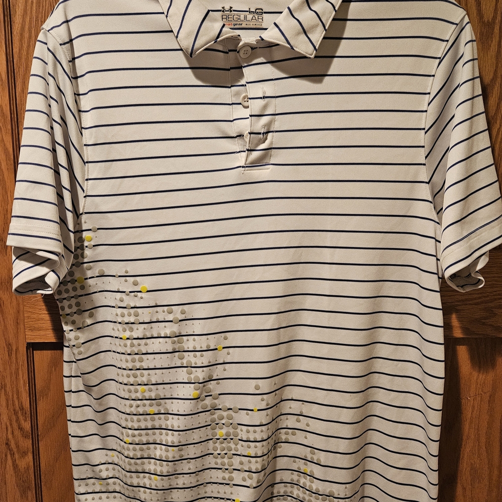 Under Armour Heat Gear Striped Men's Polo Shirt
